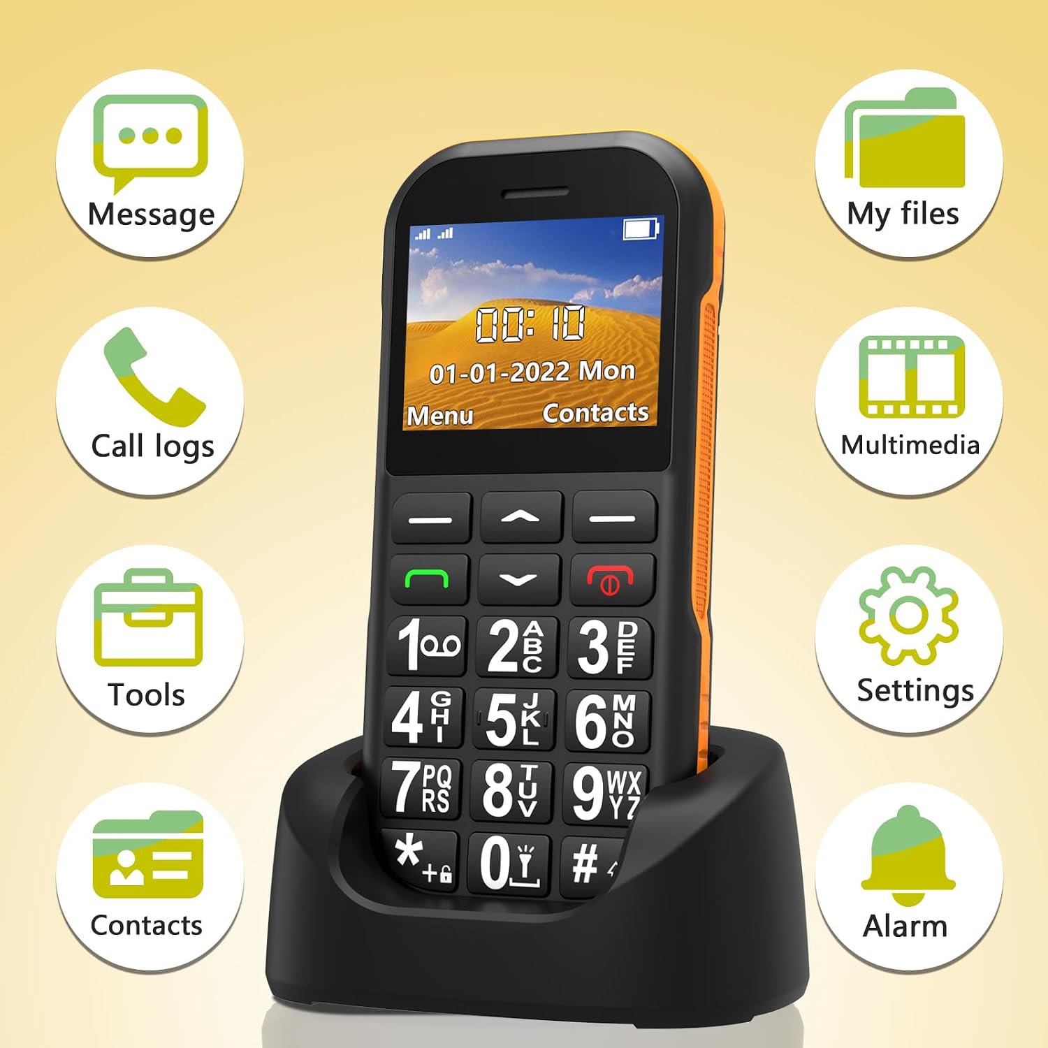 Detalle 2 de Seniorenhandy Ohne Vertrag GSM Dual SIM