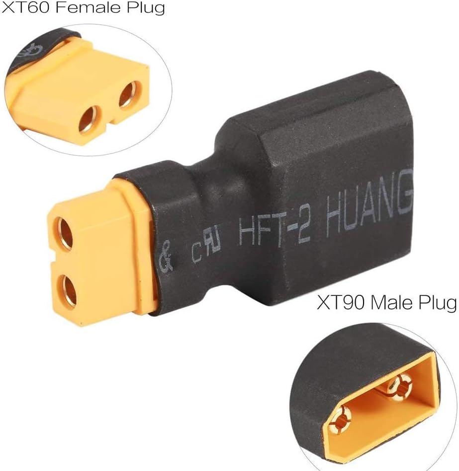 Thumbnail 3 de Yiqigou 4 Pairs XT60 to XT90 Plug Connector Conversion Adapters for RC LiPo Batteries