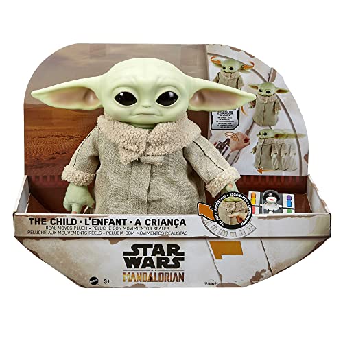 Thumbnail 5 de Peluche Baby Yoda de El Mandaloriano de Mattel (GWD87) con Sonidos y Movimientos, 28 cm