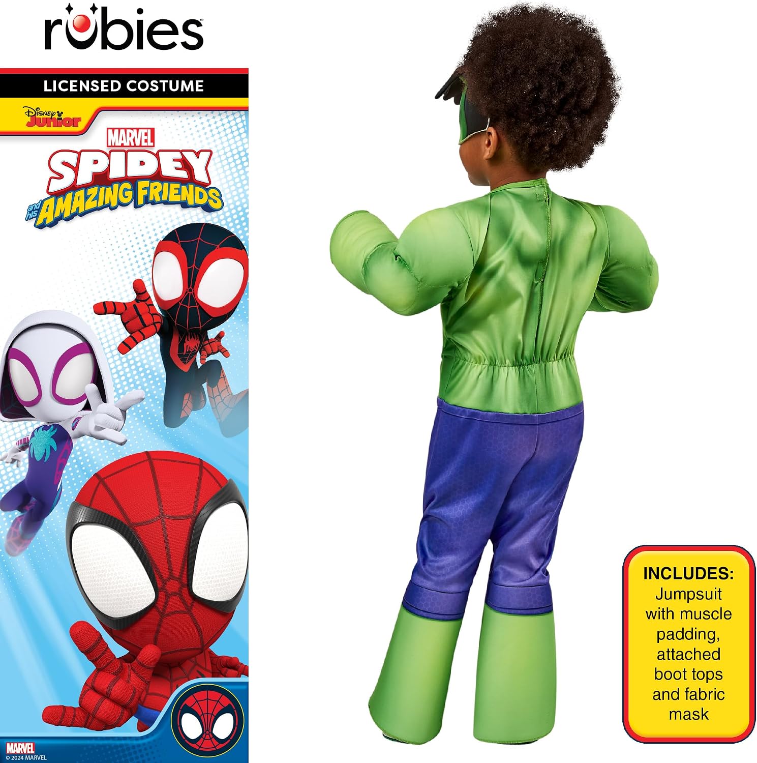 Thumbnail 1 de Rubies Spidey Hulk Deluxe Toddler Costume