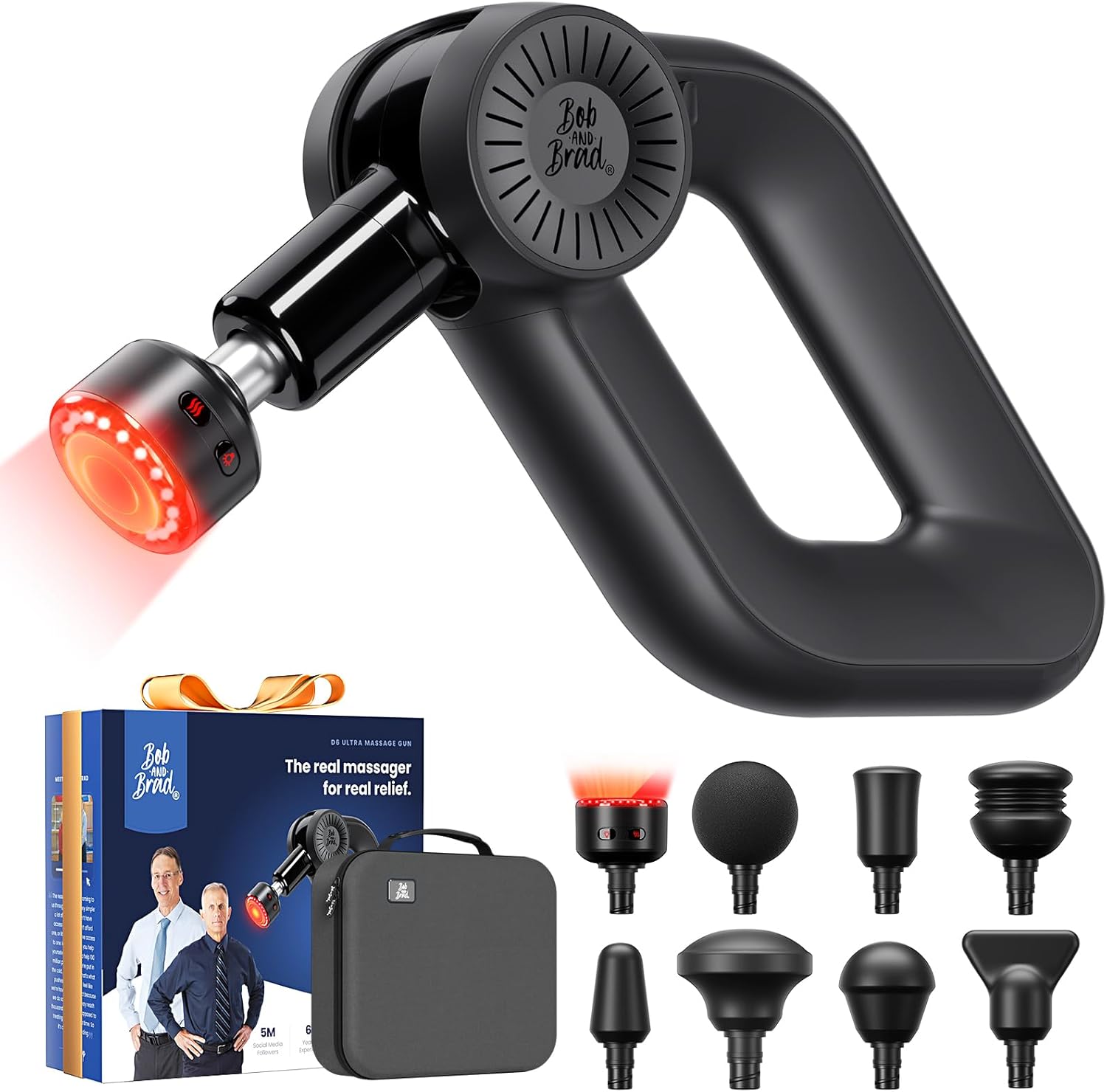 Detalle de BOB AND BRAD D6 Ultra 16mm massage gun 💆