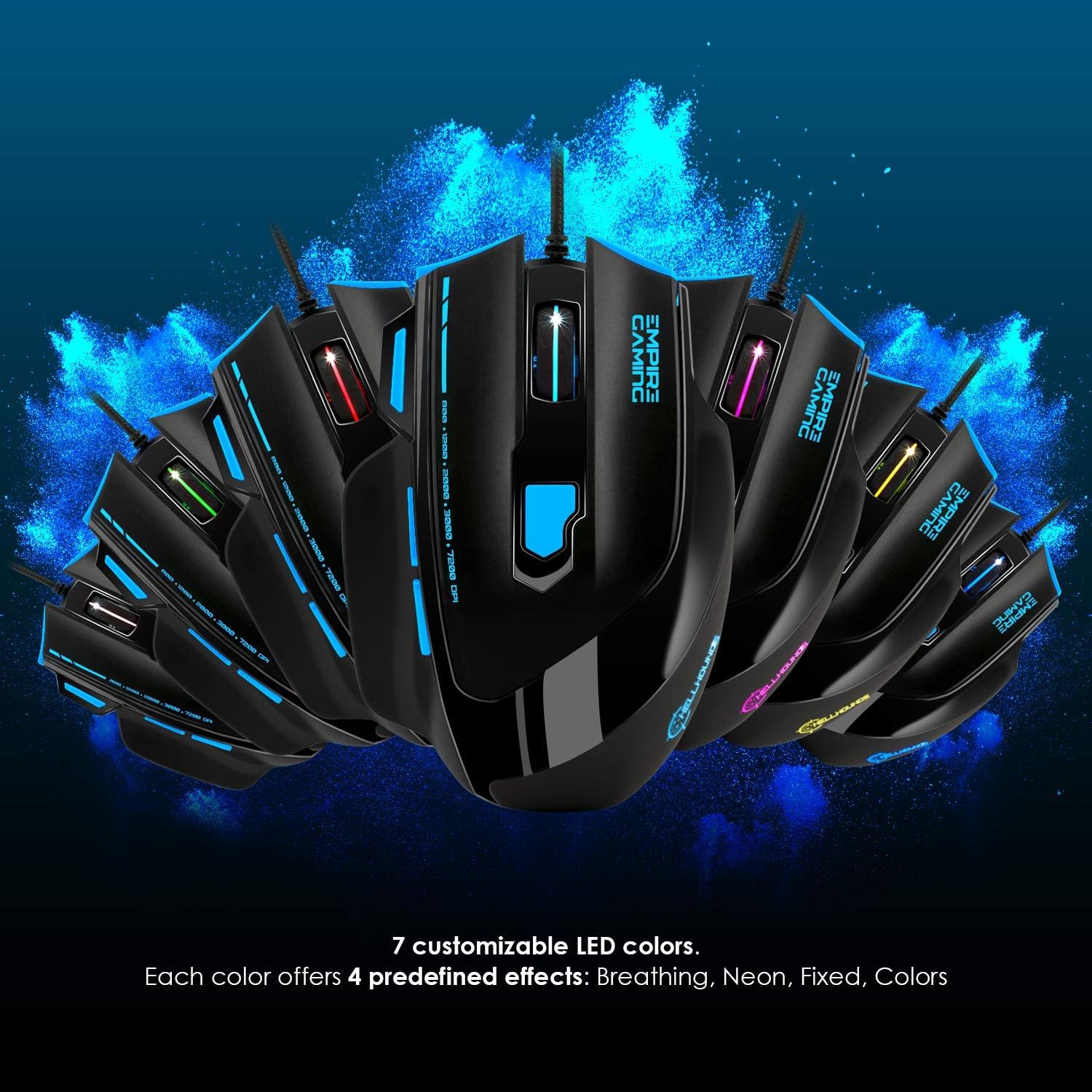 Thumbnail 5 de Empire Gaming Hellhounds PC Gaming Pack: tastiera gaming, mouse e mousepad con RGB