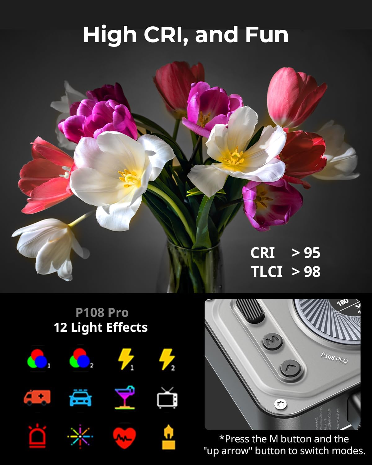 Thumbnail 4 de SMALLRIG Vibe P108 Pro luce 5W