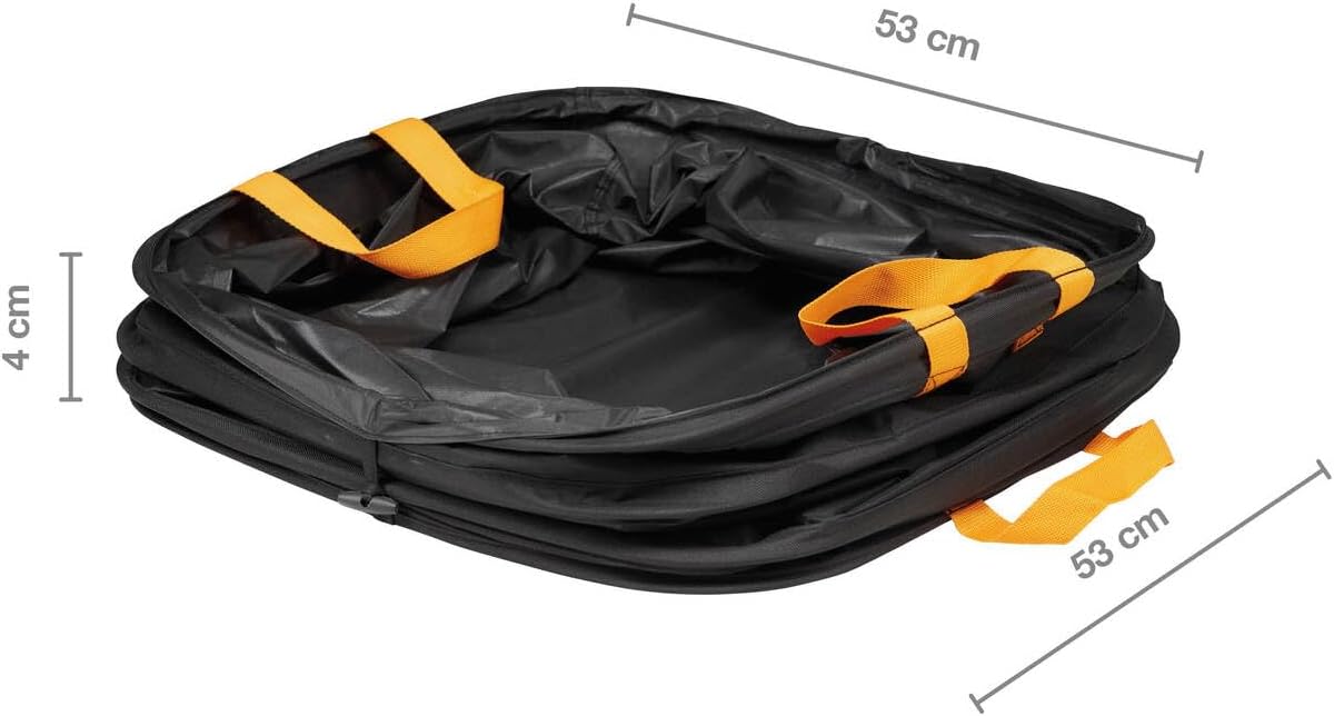 Detalle de Fiskars Ergo PopUp 1028372 trädgårdssäck, 175 liter, hopfällbar