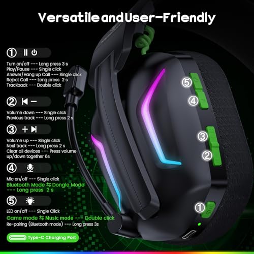 Thumbnail 8 de WESEARY WG1 auriculares gaming 50 mm 📷