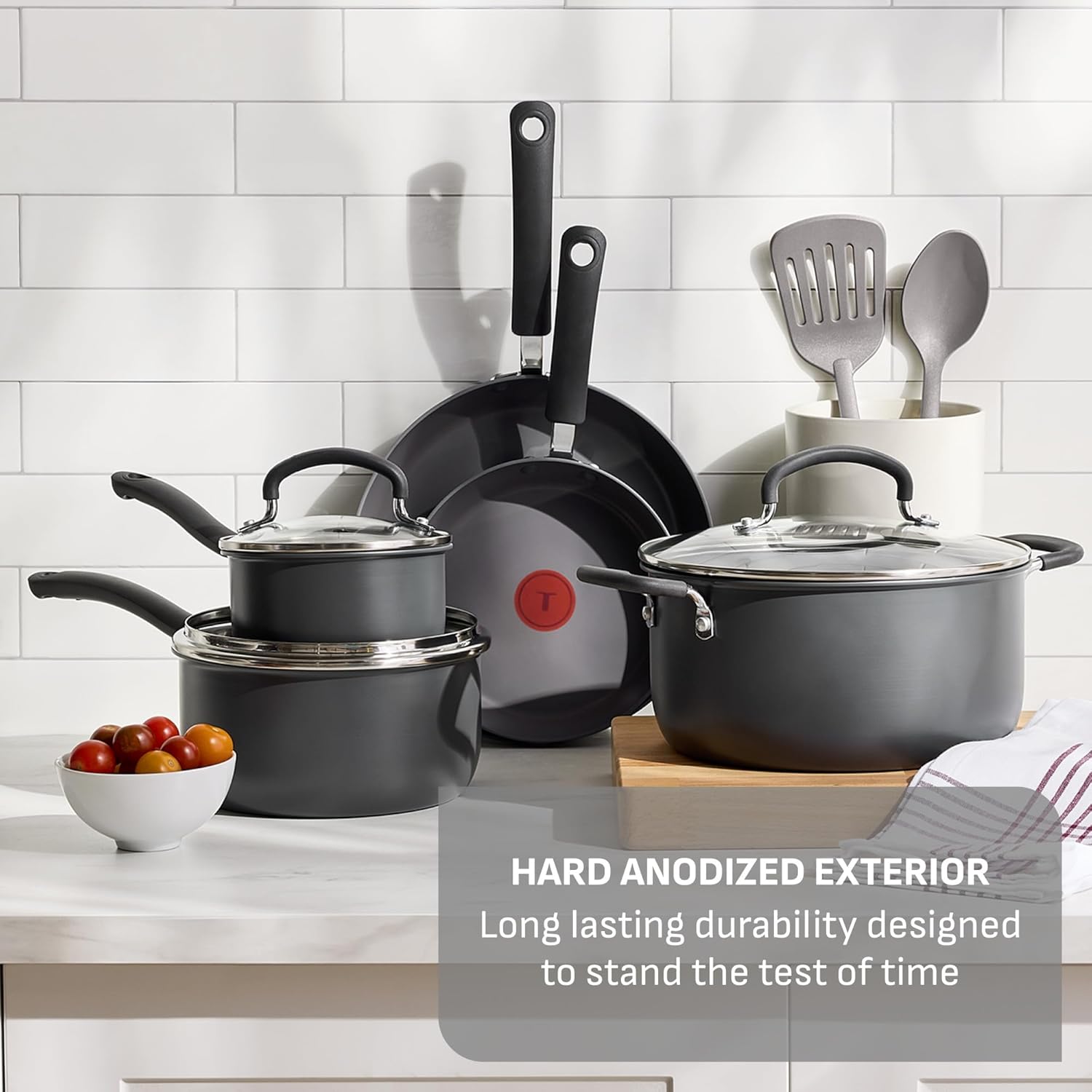 Thumbnail 2 de T-Fal Ultimate Hard Anodized Nonstick 10-Piece Cookware Set