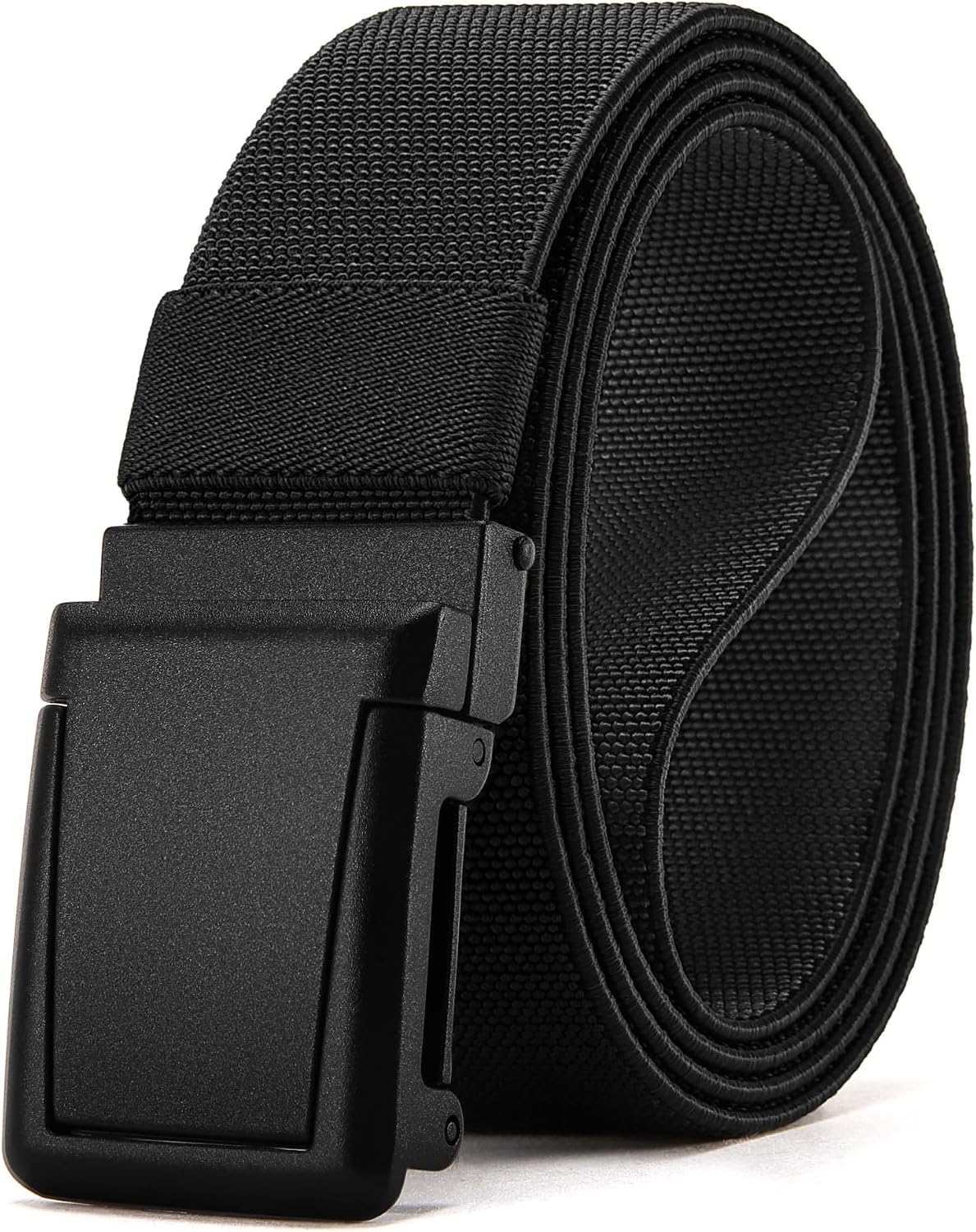 Detalle de CHAOREN Tactical Belt Men — 1.5" Stretch Work Belt with Zinc Alloy Quick-Release Buckle