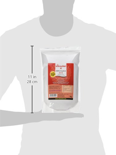 Detalle 2 de Wiezucker Erythritol – Zuckerersatz 1 kg, 70% Süßkraft, zahnschonend, vegan (1 x 1 kg)