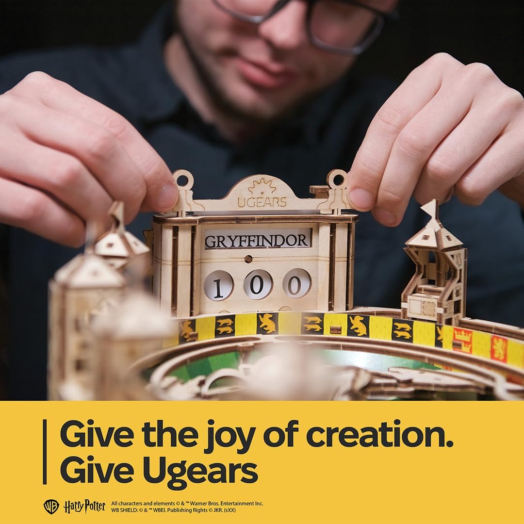 Thumbnail 5 de UGEARS 3D Puzzle Harry Potter Quidditch Flipper – Maquette en Bois à Construire