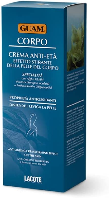 Detalle 2 de Guam Crema Corpo Antieta’ 200 ml, crema lisciante anti-age con effetto rassodante