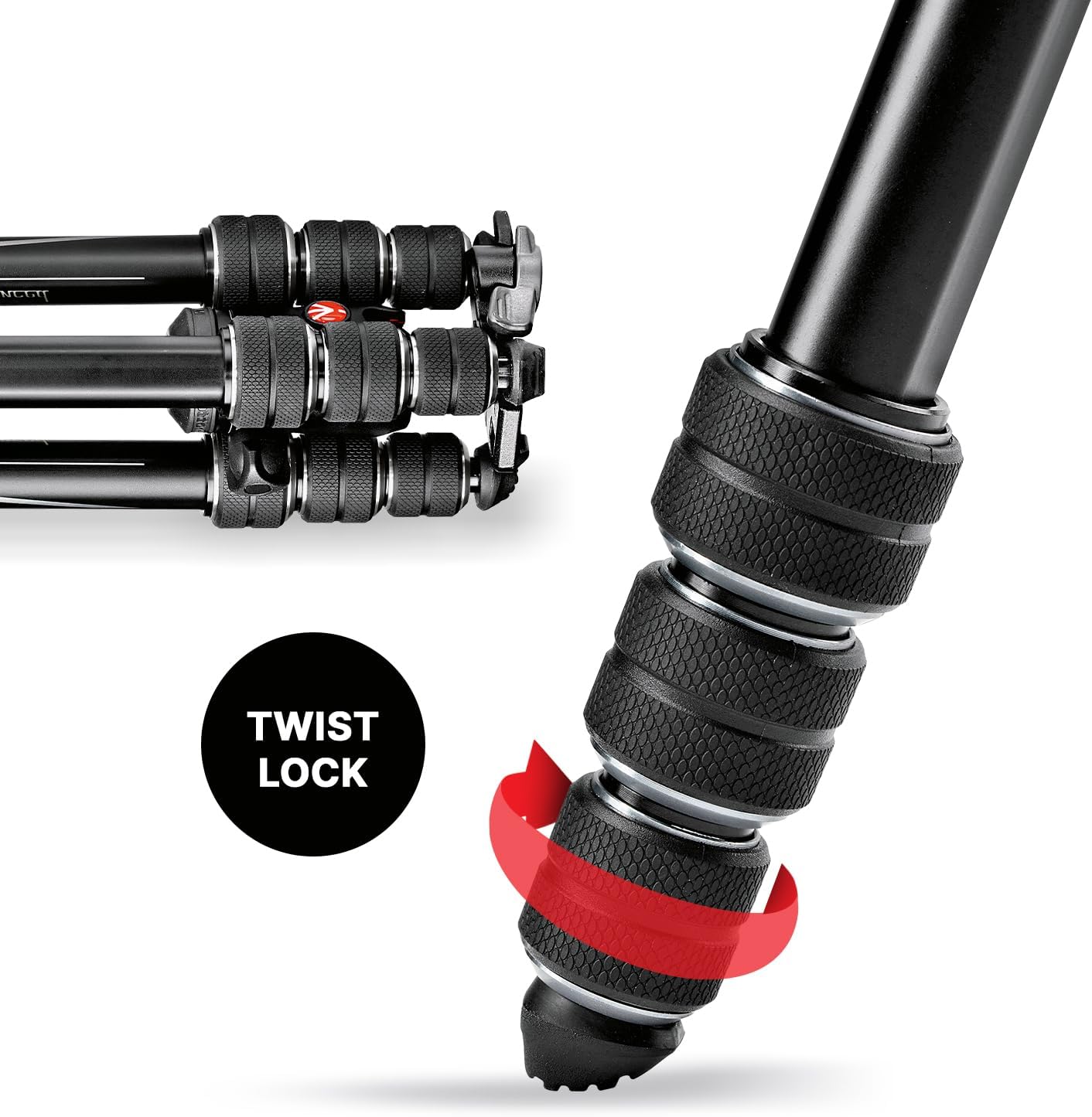 Thumbnail 5 de Manfrotto Befree GT XPRO Aluminium Camera Tripod with 496 Centre Ball Head (MKBFRA4GTXP-BH)