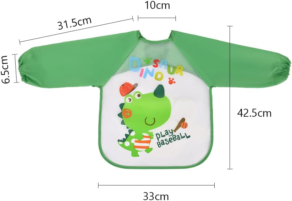 Thumbnail 1 de Vicloon Baberos con Mangas 42,5 cm impermeables