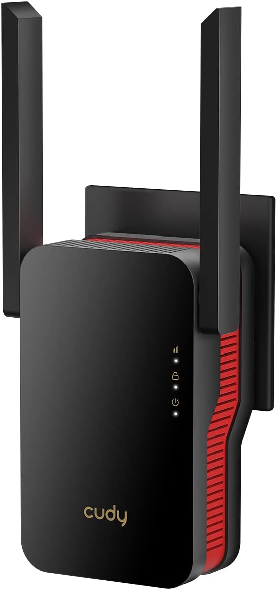Detalle de Cudy RE3000 Wi-Fi Range Extender 📶 Black