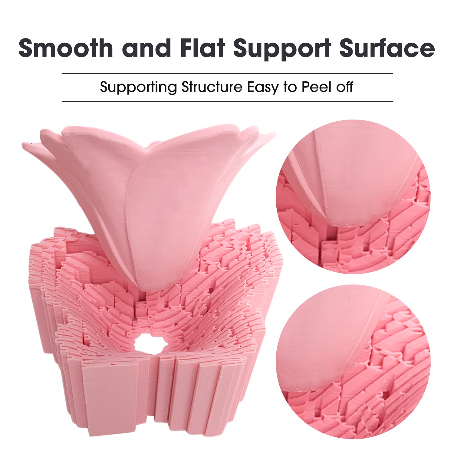 Thumbnail 3 de eSUN Aufgerüstet Matte PLA Filament 1.75mm – Matte Pfirsich Rosa, 1 kg