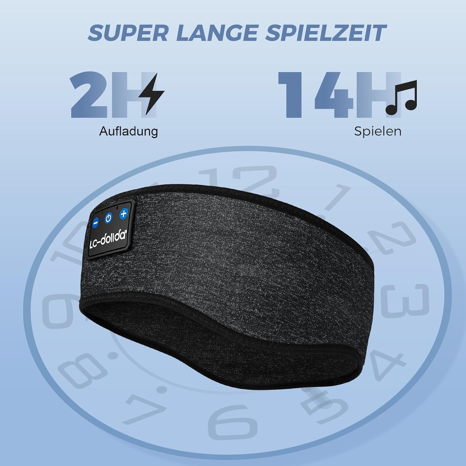 Detalle 2 de Schlafkopfhörer Bluetooth 5.4 14 Stunden