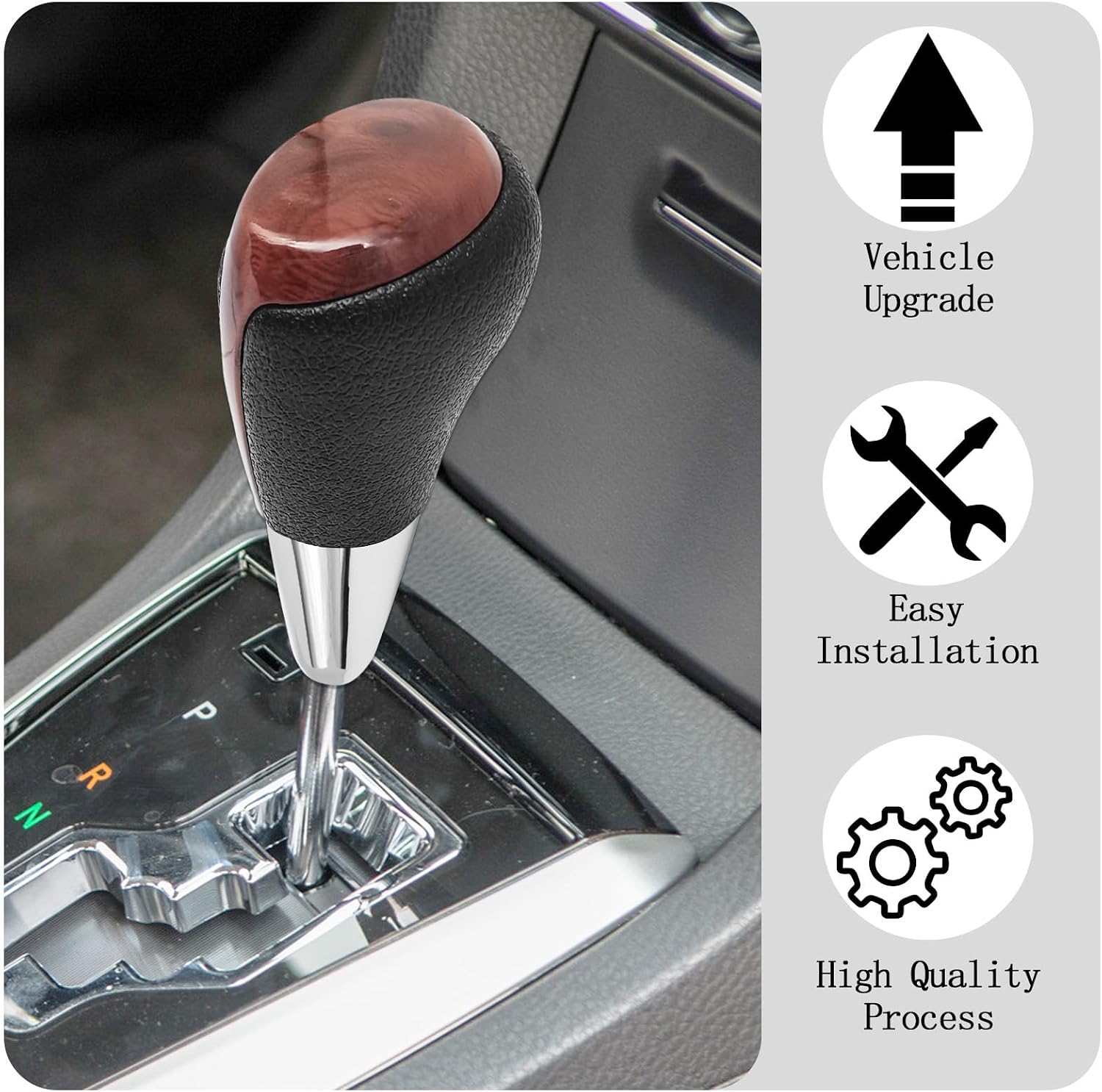 Detalle de BLAKAYA Shift Knob Cover ABS Plastic