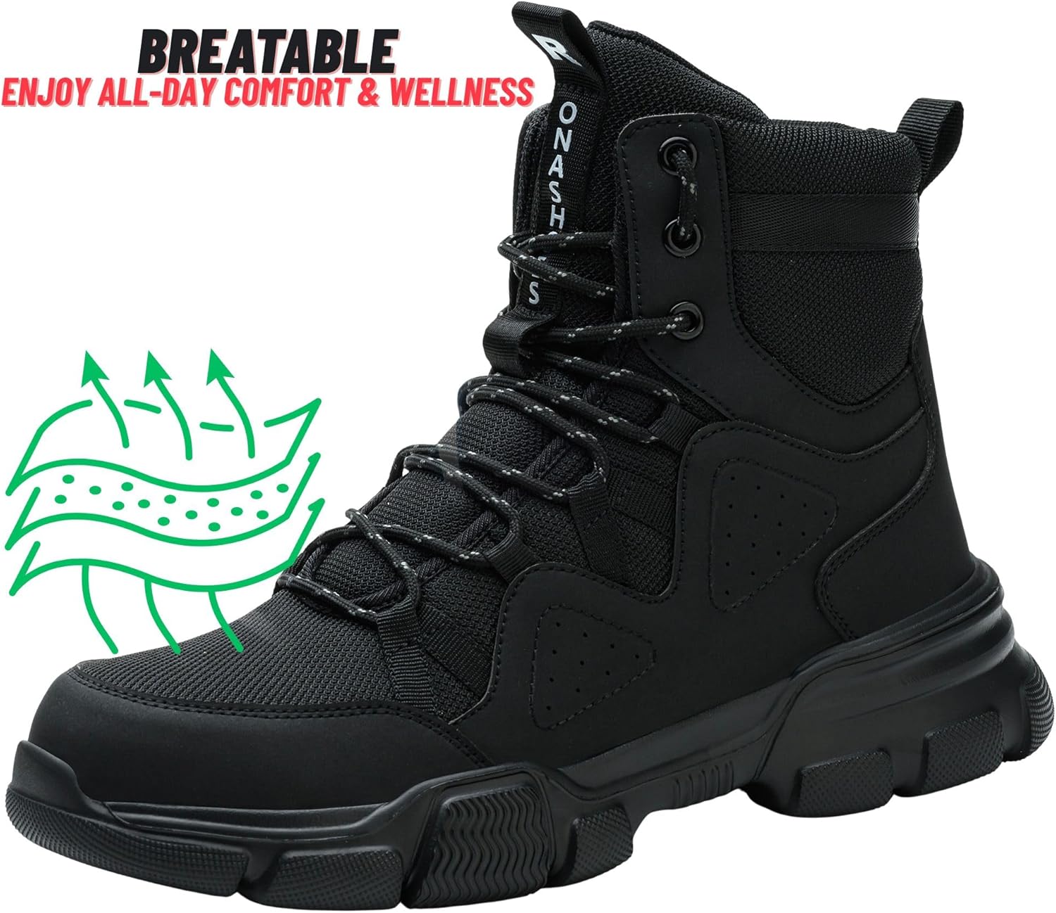Thumbnail 4 de Rona Safety Shoes & Boots with Steel Toe Cap — Lightweight, Comfortable PPE for Men and Women
