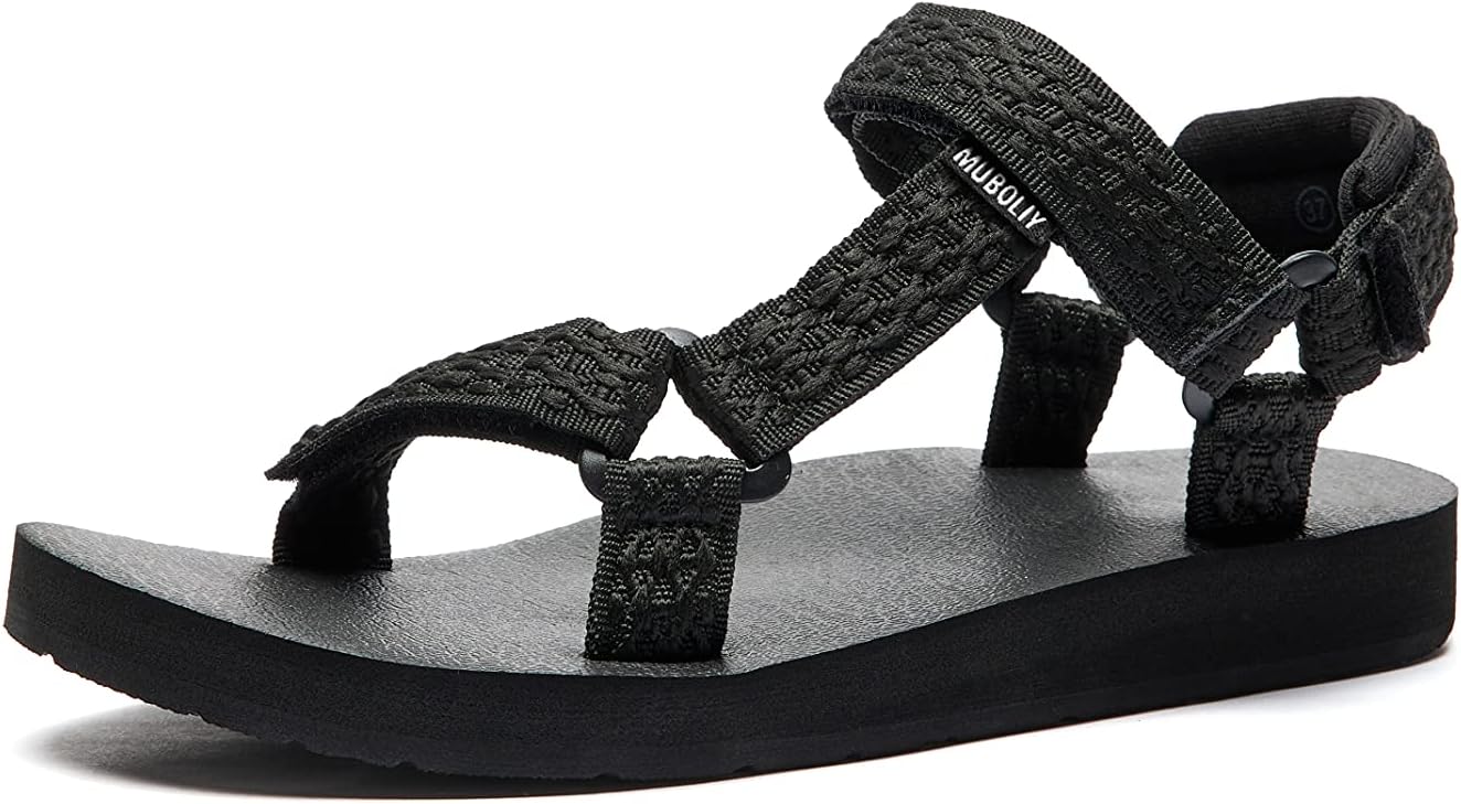 Detalle de Muboliy Women’s Original Sandals with Arch Support, Quick-Drying Sport Strap Sandals