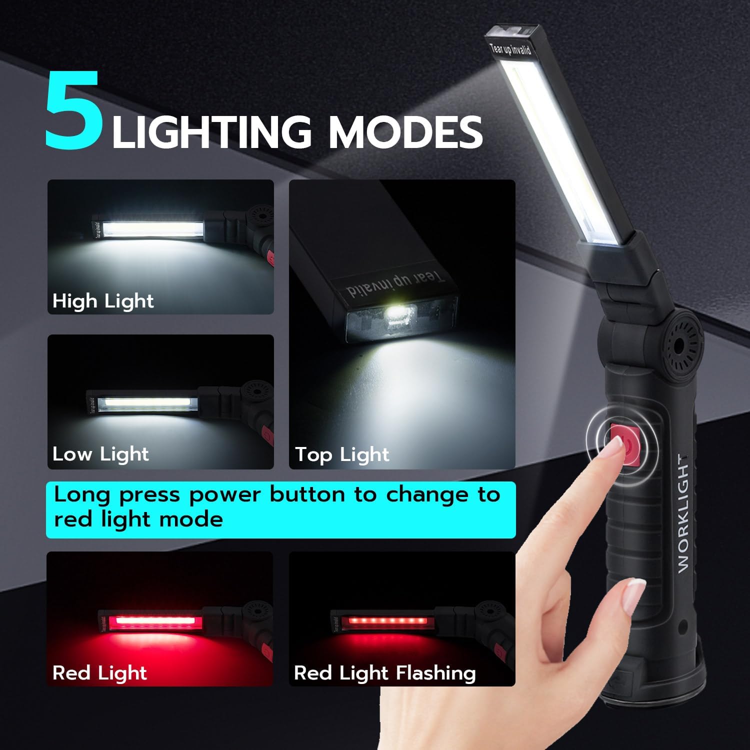 Detalle de Tolesum Torcia Ricaricabile 500mAh 🔦