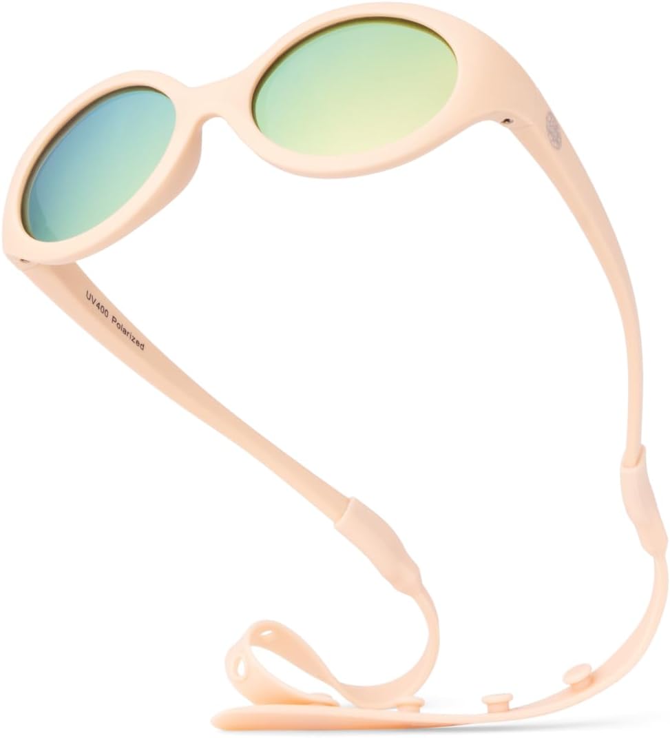 Detalle de BABY SUNNIES Occhiali da sole polarizzati per bambini con cinturino (0–24 mesi) – infrangibili e flessibili