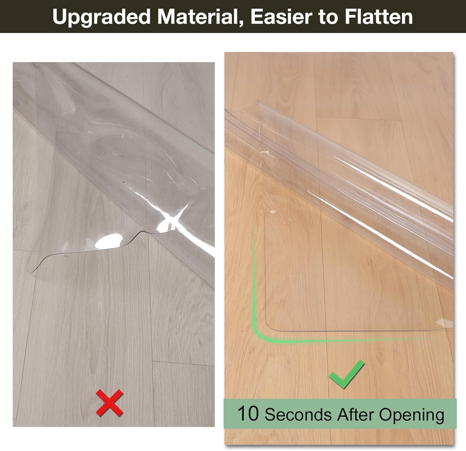 Thumbnail 1 de ZPAI Crystal Clear 3x5ft Floor Mat