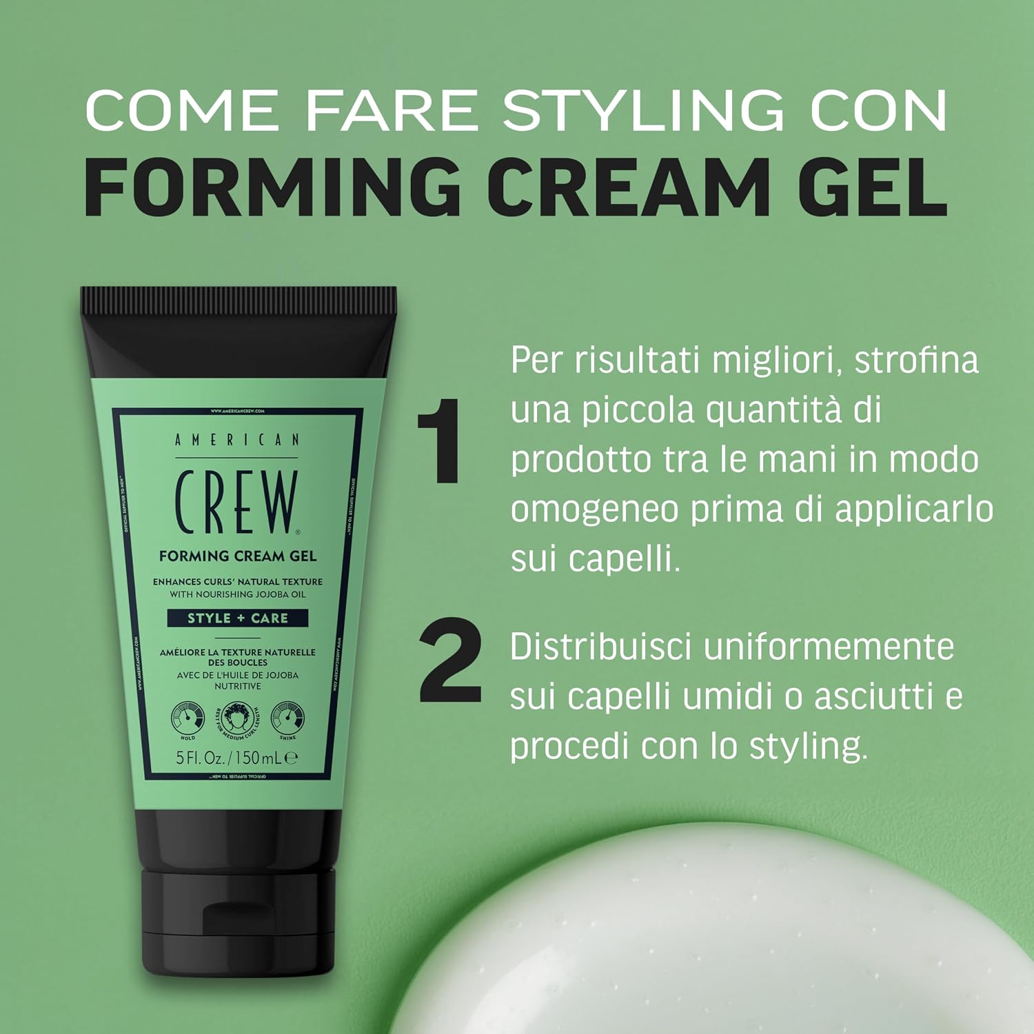Thumbnail 3 de American Crew Forming Cream Gel 150ml
