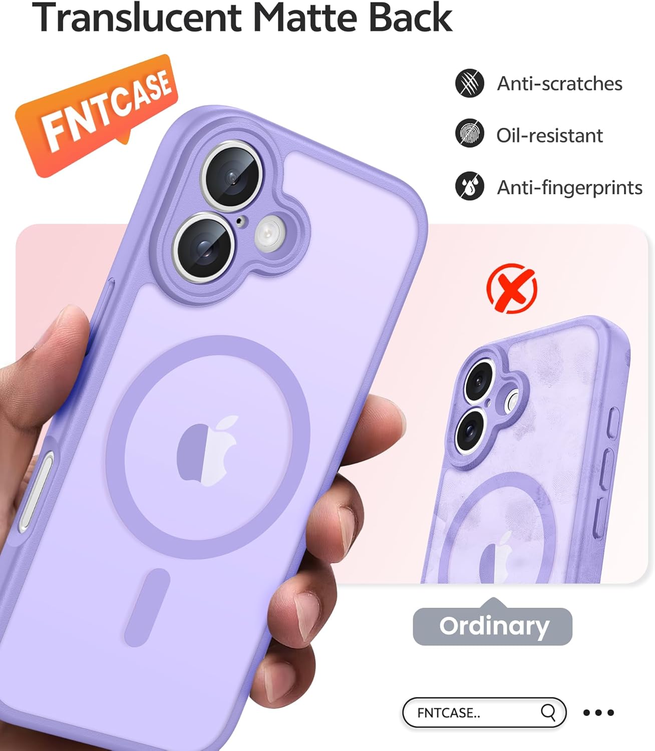 Thumbnail 5 de FNTCASE for iPhone 17 Translucent Matte Case