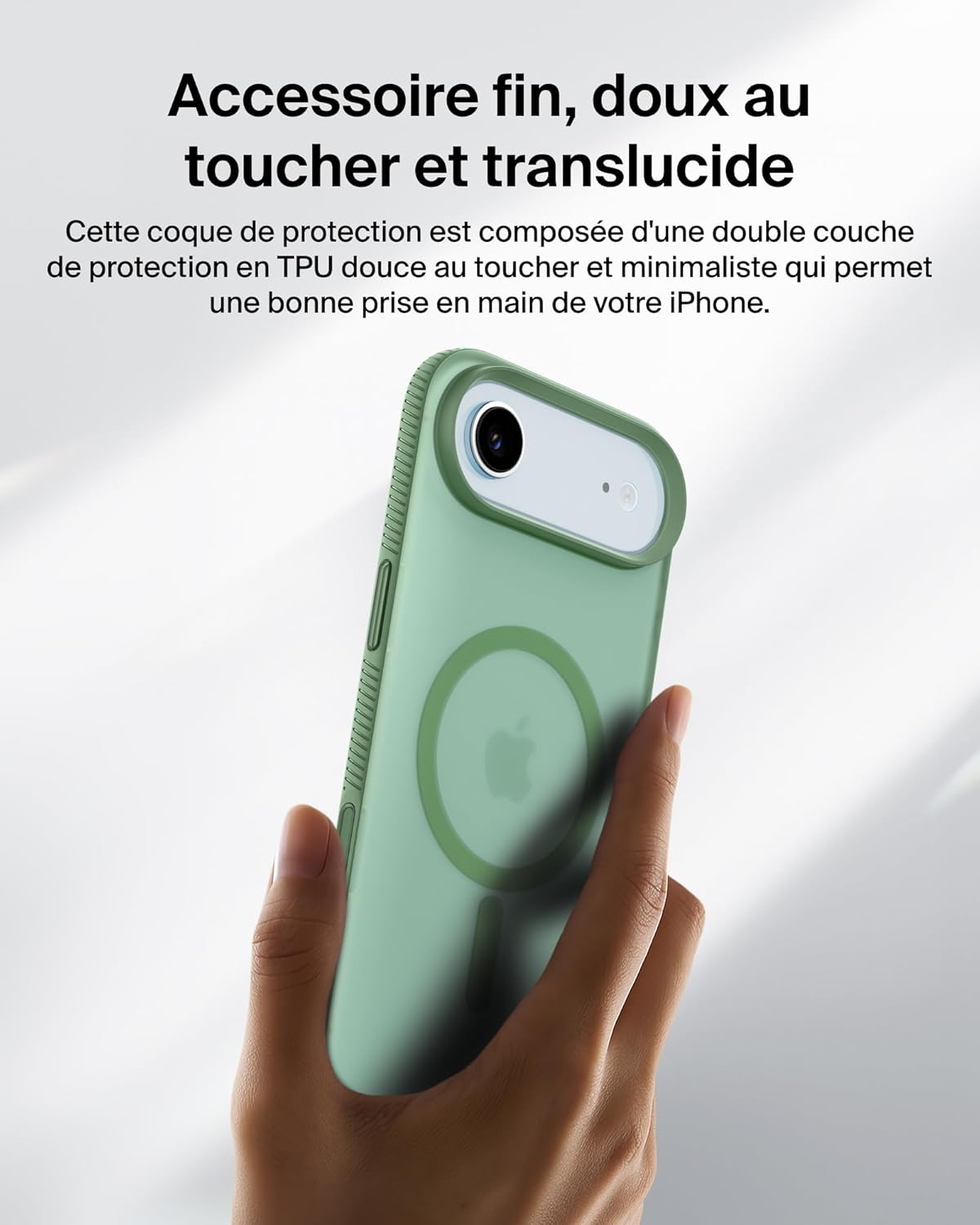 Thumbnail 3 de Belkin SheerForce Grip Coque iPhone Air – Protection légère et antidérapante compatible MagSafe