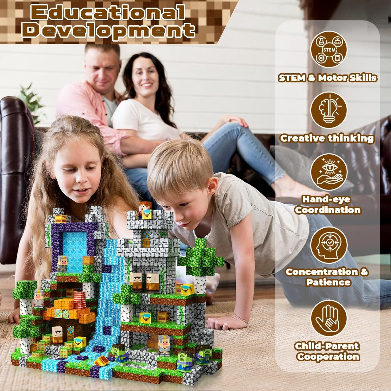Thumbnail 5 de GraceDuck 200PCS magnetic building blocks 🧩