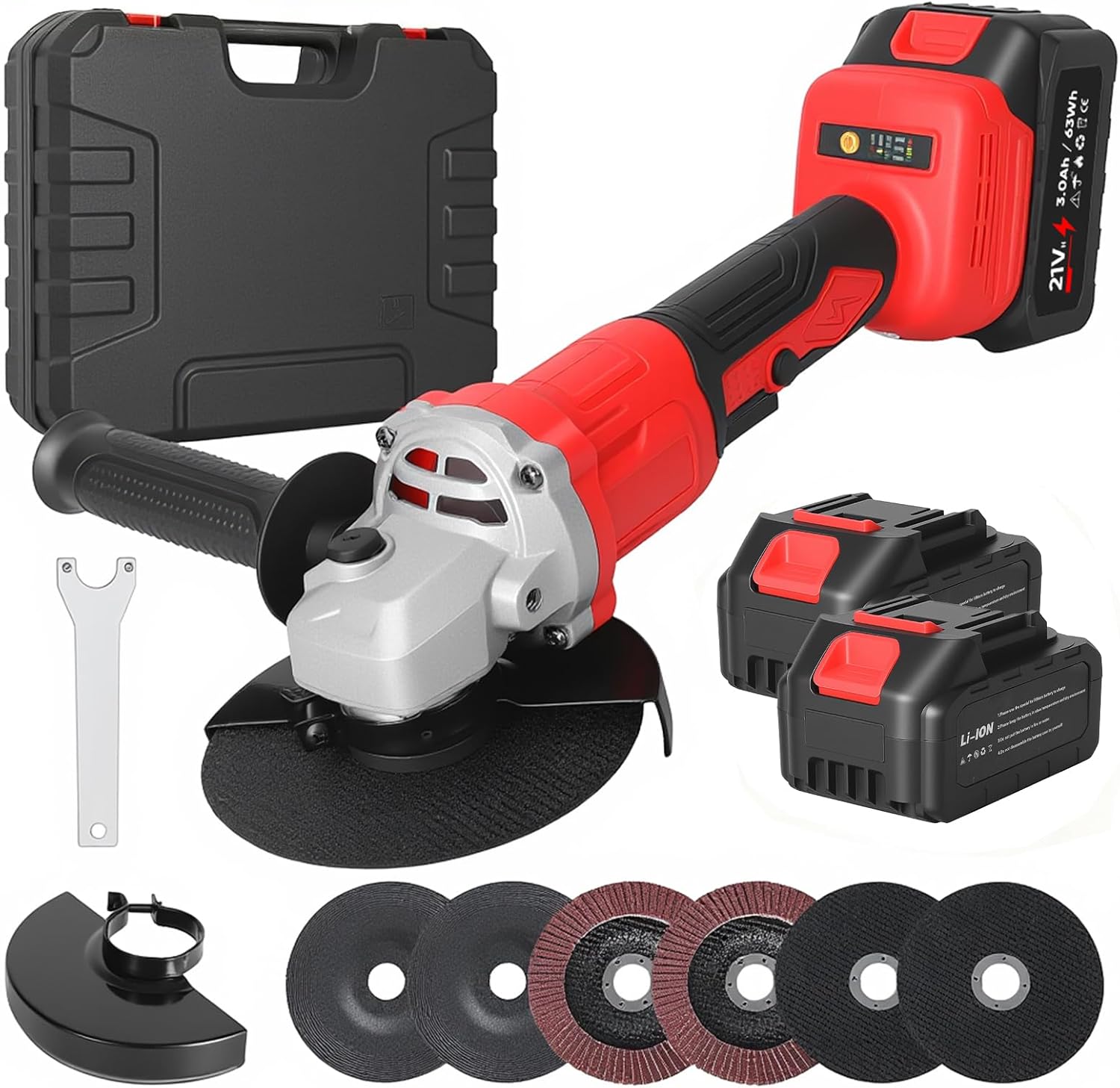 Cordless Angle Grinder 125mm 12000 RPM