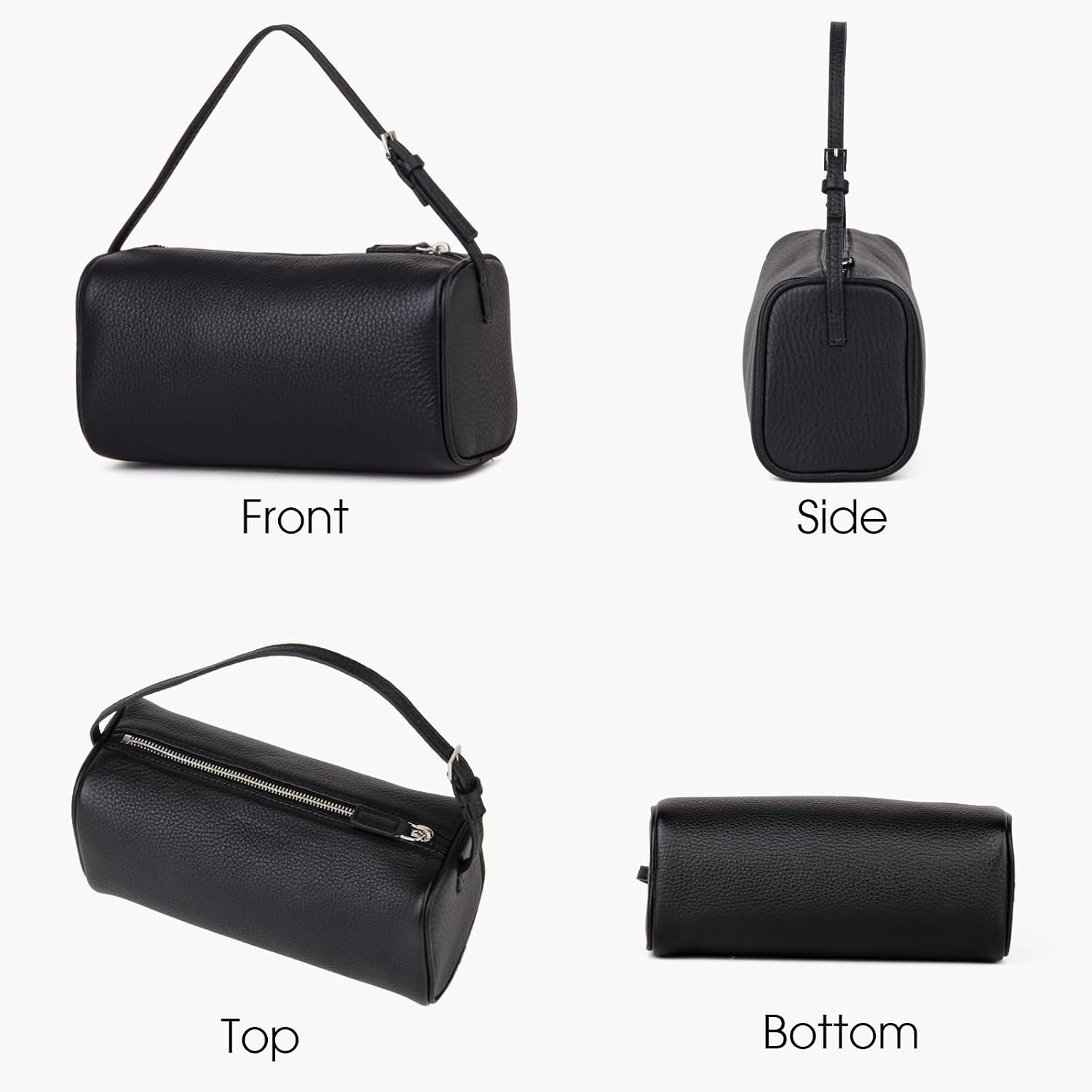 Detalle 2 de DONNAIN Premium Full-Grained Leather Crossbody 7.48