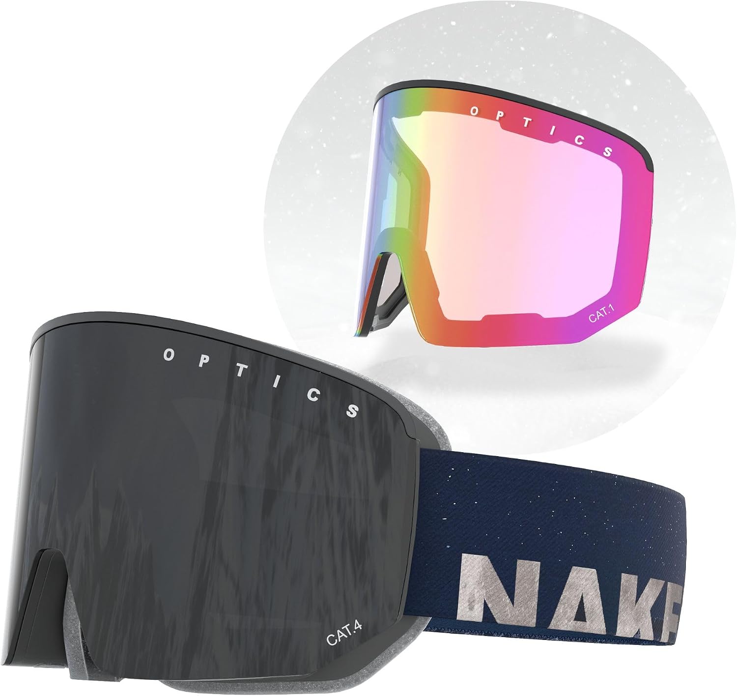 Thumbnail 5 de NAKED Optics NOVA Skibrille mit Wechselgläsern