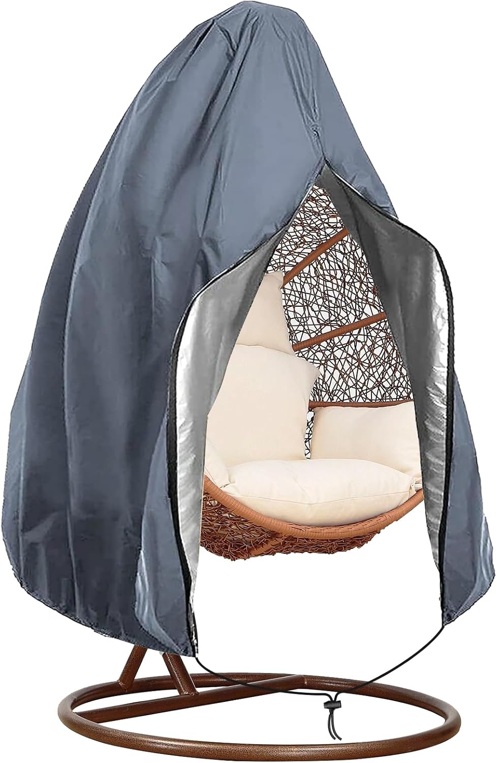 Imagen de Emwel 190x115cm Hanging Chair Cover – Egg Swing Chair Cover for Outdoor Use en OfertitasTOP