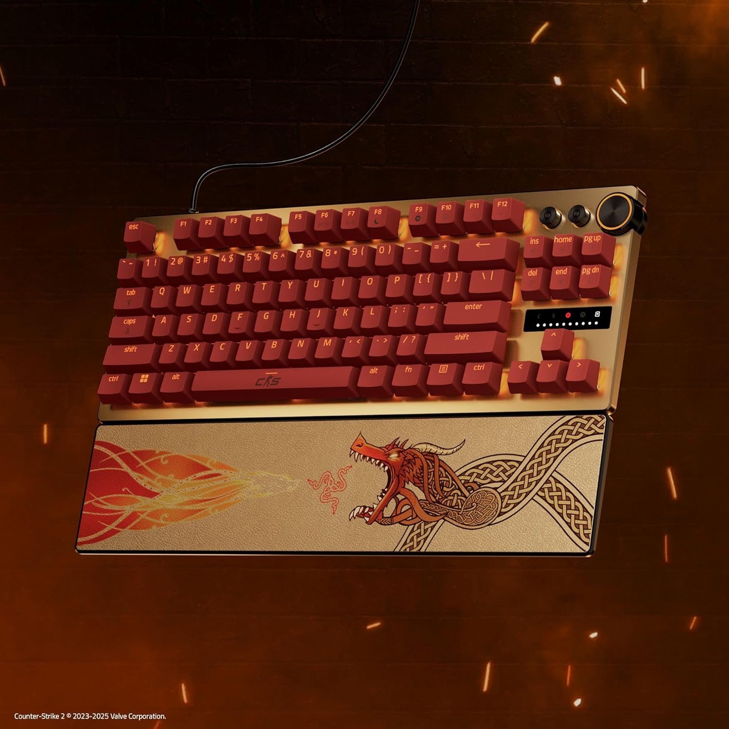 Thumbnail 1 de Razer Huntsman V3 Pro Tenkeyless Counter-Strike 2 Dragon Lore Edition – Clavier PC e-Sport TKL optique