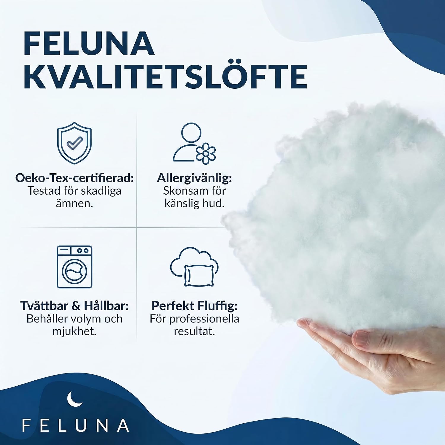 Thumbnail 6 de Feluna Smart Fill Deluxe 42856446356185 – polyesterfyllning, 0,5 kg