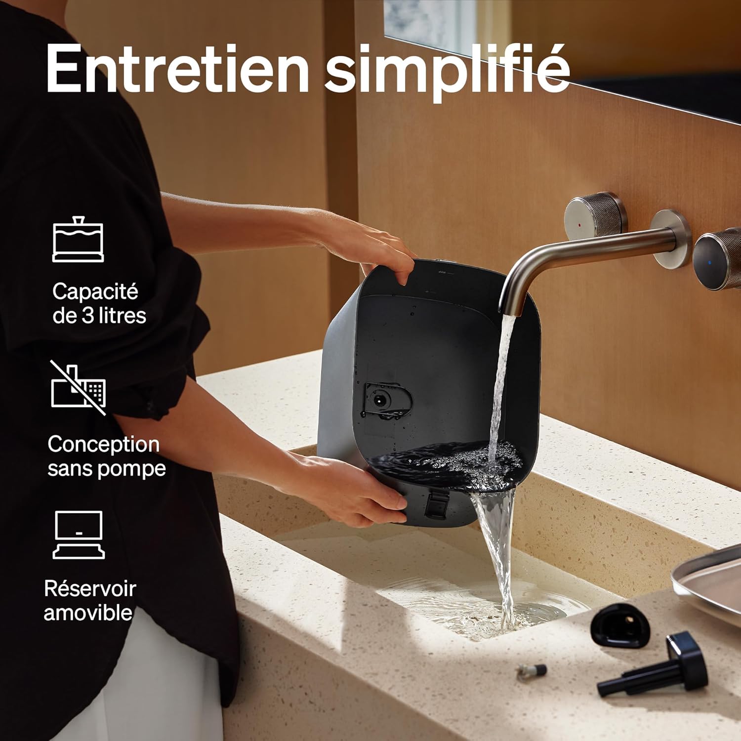 Thumbnail 2 de PETLIBRO Dockstream 2 : fontaine à eau intelligente pour chat 3 L avec Wi‑Fi 5 GHz