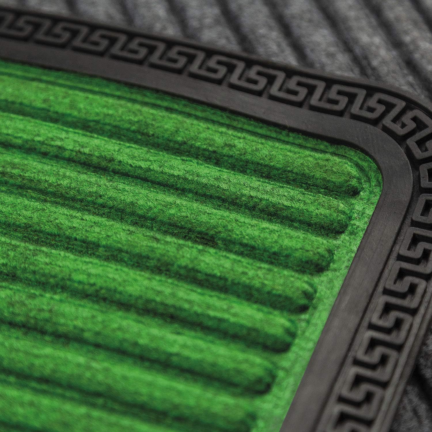 Thumbnail 3 de OLIVO.shop MOQUETTE SCALINO Zerbino antiscivolo con inserto moquette assorbente 25x75 cm – Verde