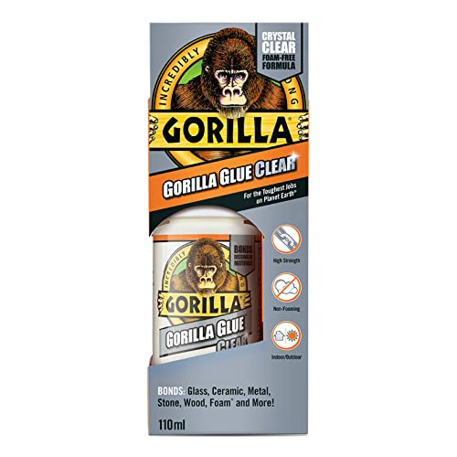 Detalle 2 de Gorilla Glue Clear 110ml — a versatile, crystal-clear adhesive with non-expanding formula