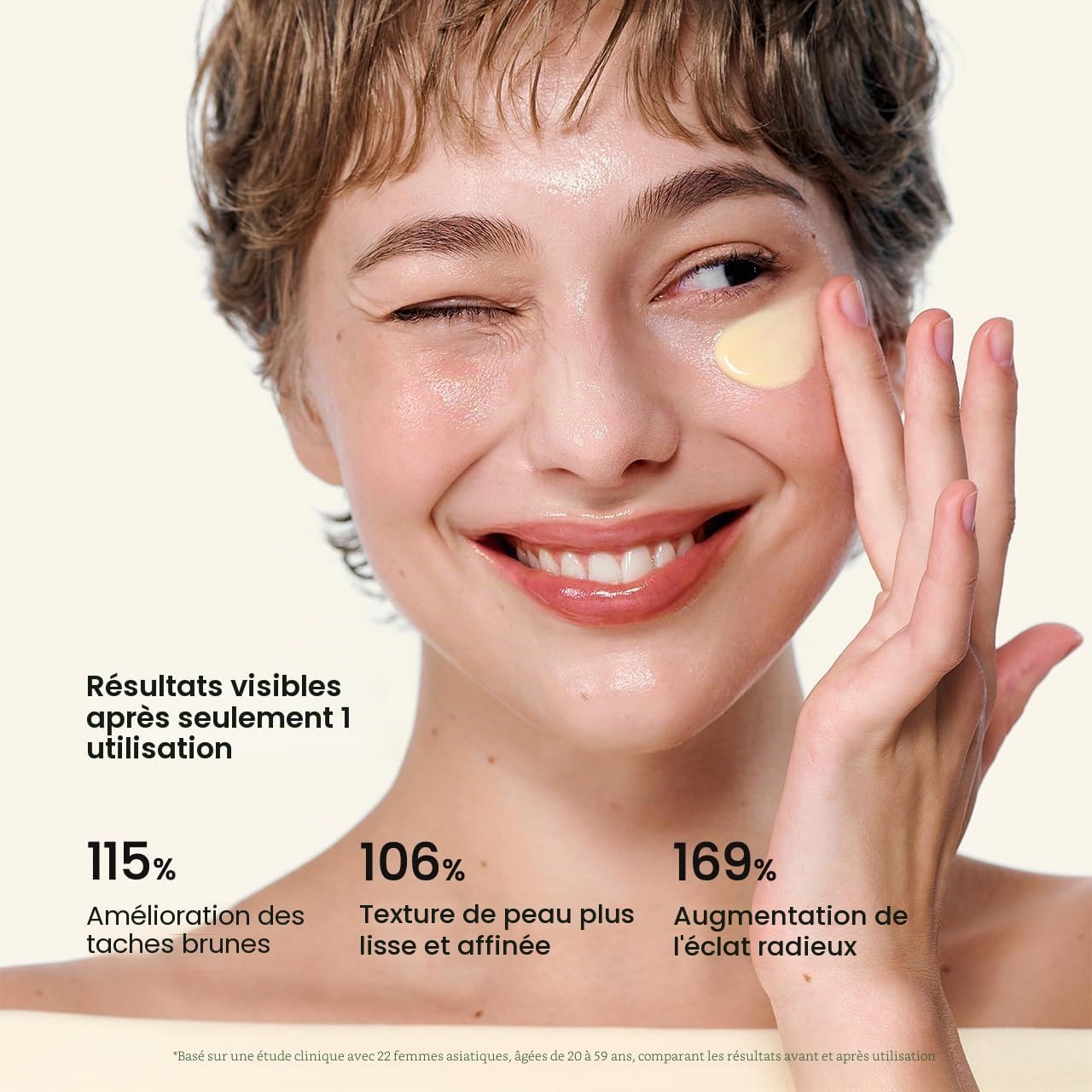Detalle de BIODANCE Radiant Vita Niacinamide Cream – Crème éclaircissante et hydratante pour le visage (50 ml)