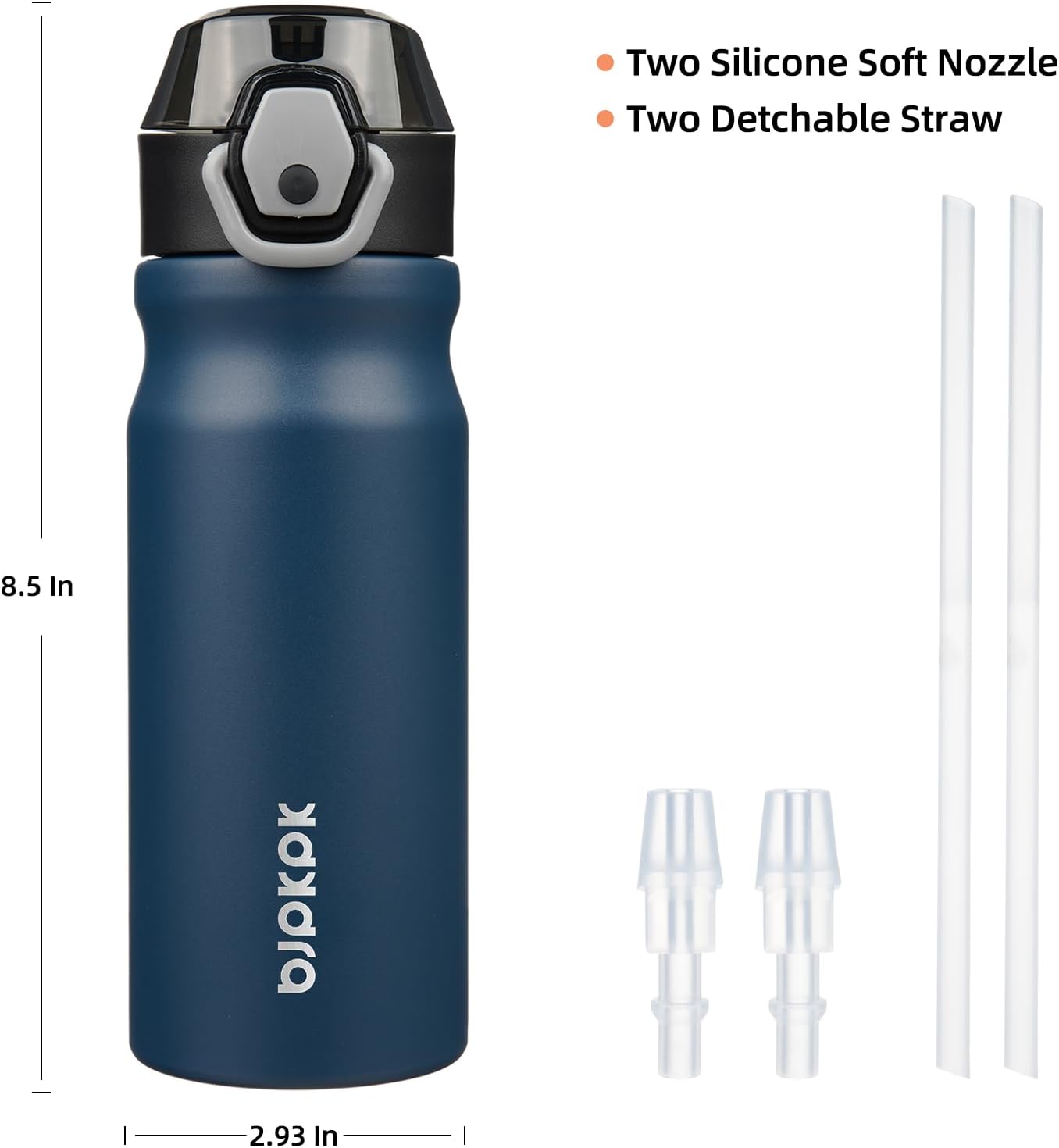 Detalle 2 de BJPKPK Water Bottle, 18 oz