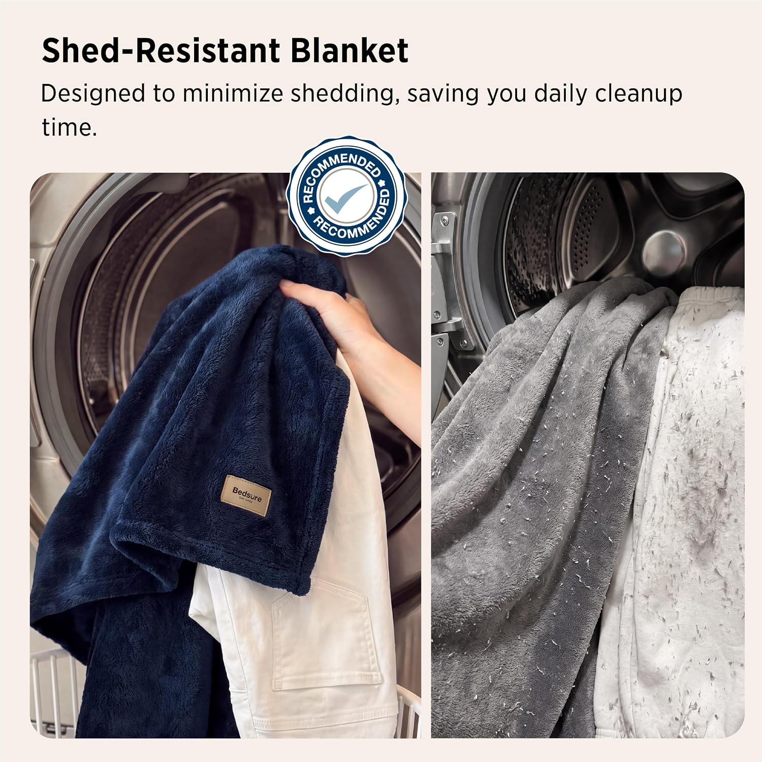 Detalle 2 de Bedsure Fleece Throw Blanket 50 x 60 Inches
