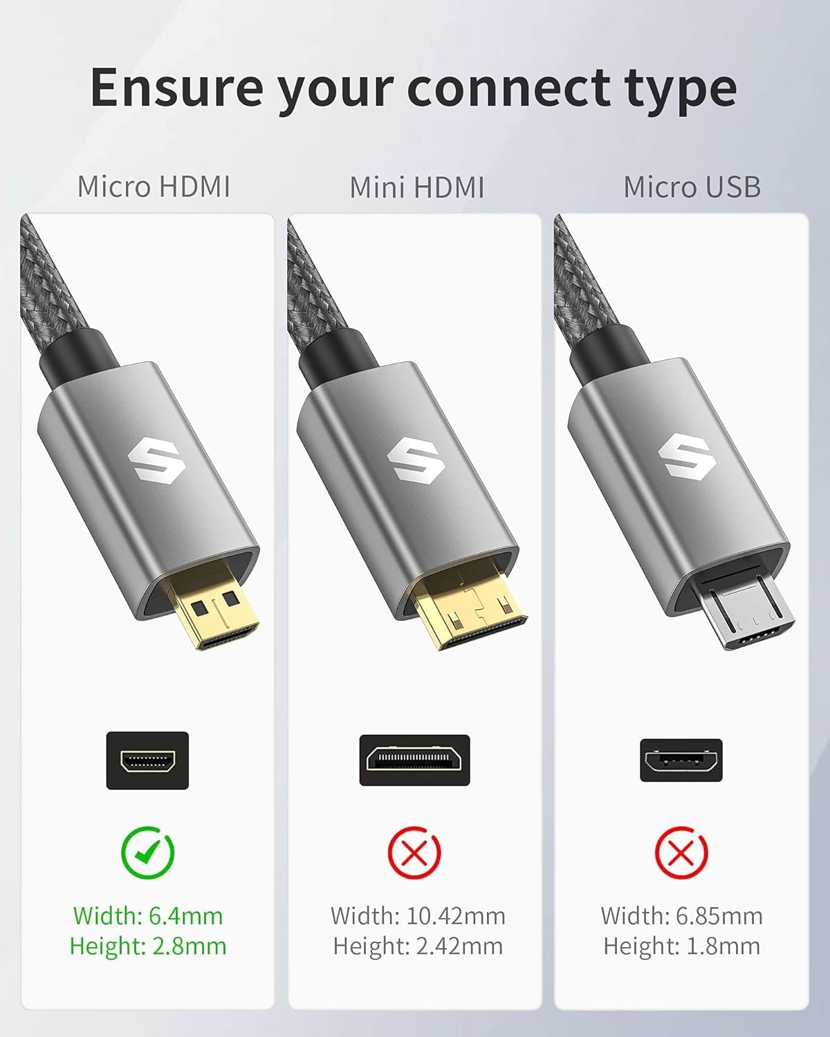 Thumbnail 1 de Silkland Micro HDMI Kabel 2 m