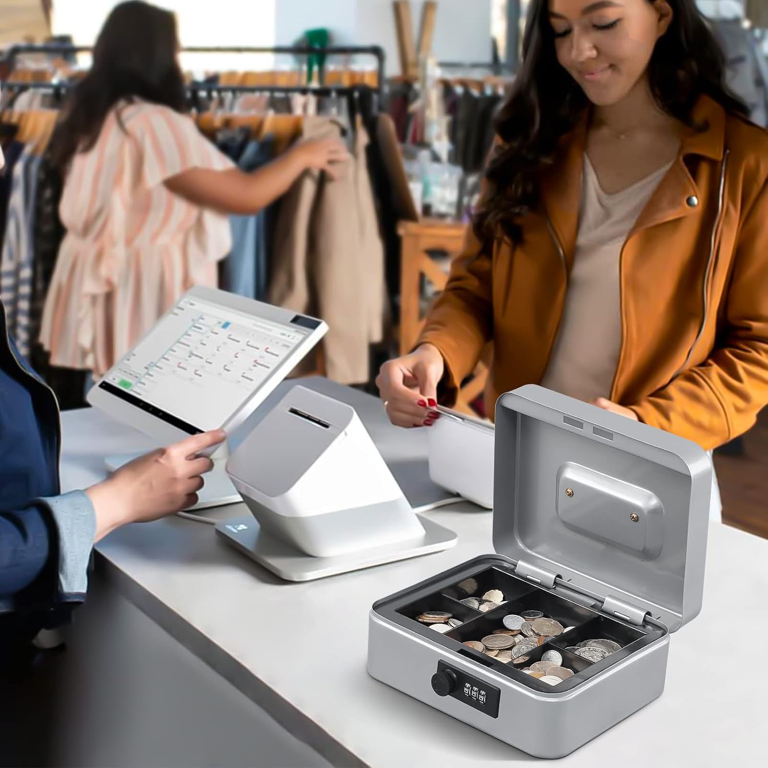 Thumbnail 6 de KYODOLED cf363c9b-50f8-40e5-9d5f-d933c43349fd Medium Cash Box with Key Lock