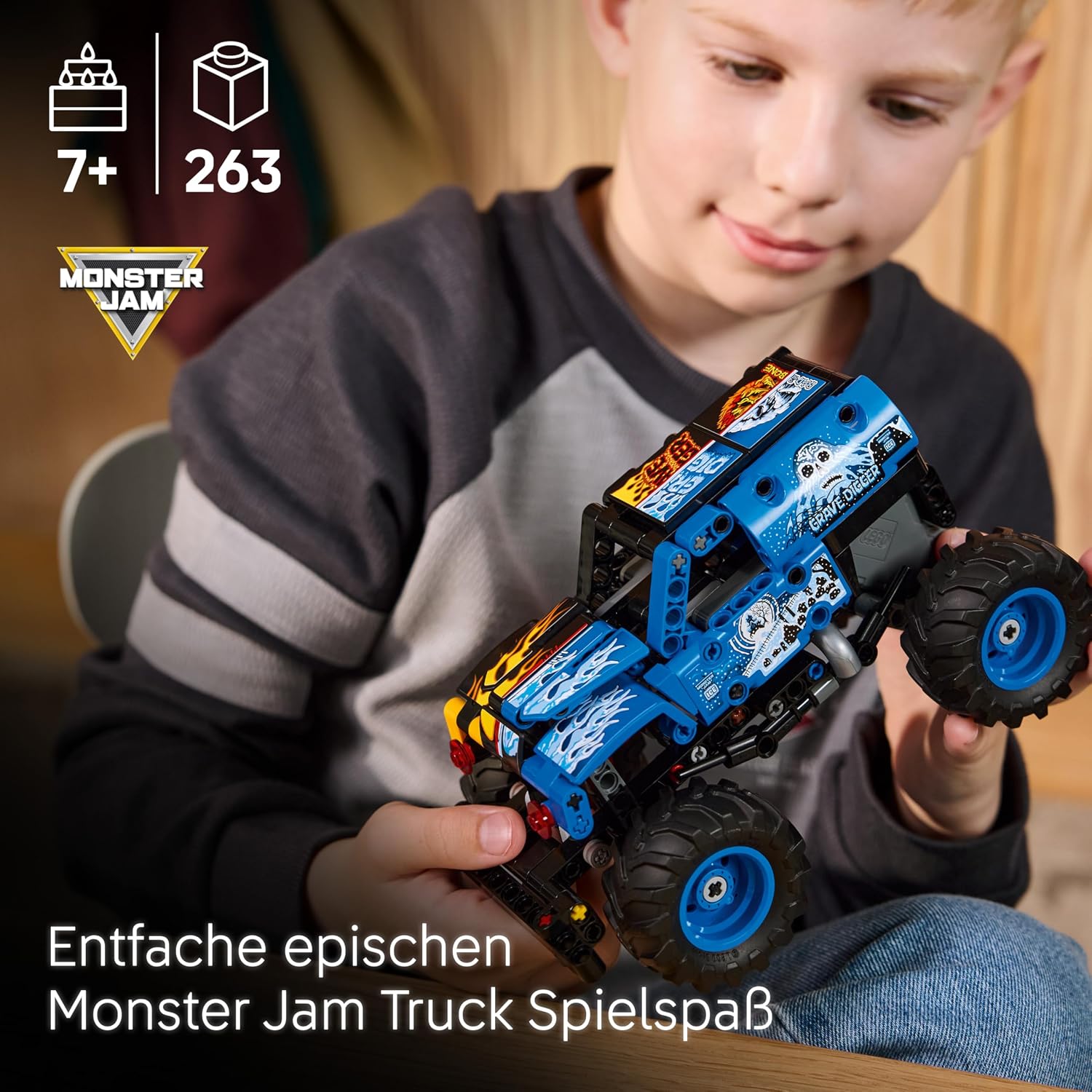 Detalle 2 de LEGO Technic Monster Jam Grave Digger 42219 Modellbau