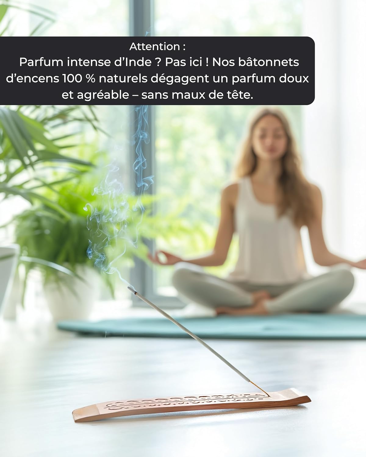 Detalle 2 de Encens Sauge Blanche 100 bâtons pour purification 🕯