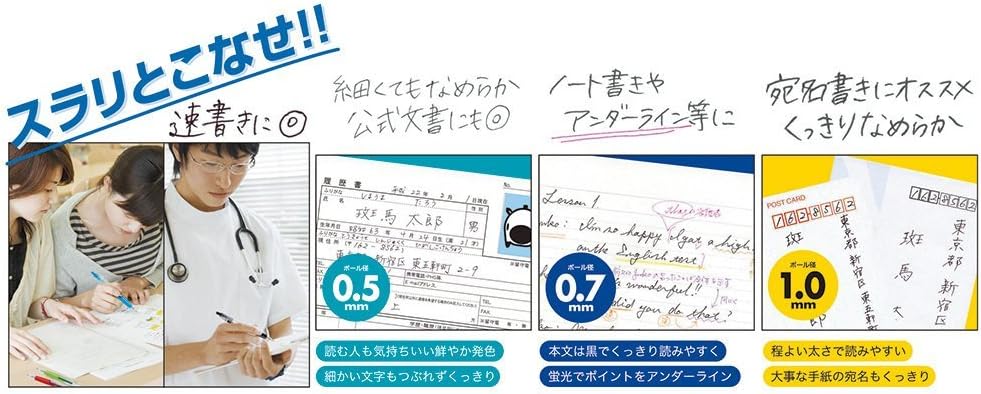 Detalle 2 de ゼブラ B-REQ10-R スラリ用油性ボールペン替芯 1.0 赤 10本入り