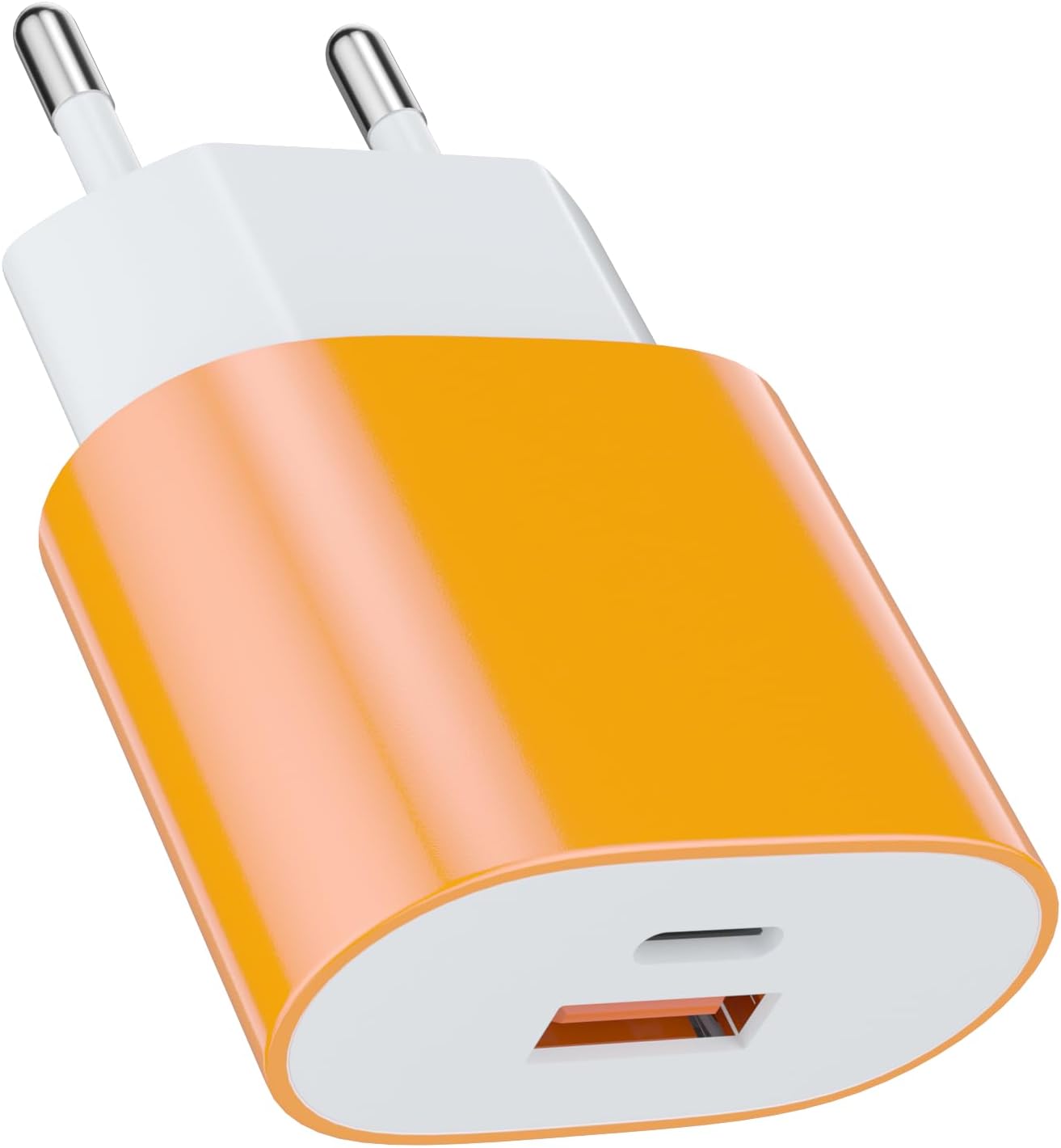 Thumbnail 5 de Samneer caricabatterie da parete 25W USB-C + 15W USB-A (giallo) per iPhone 17/16 e altri smartphone