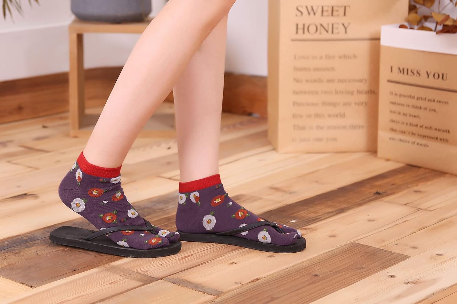 Thumbnail 6 de PUTUO Chaussettes Tabi 36–41 4 paires