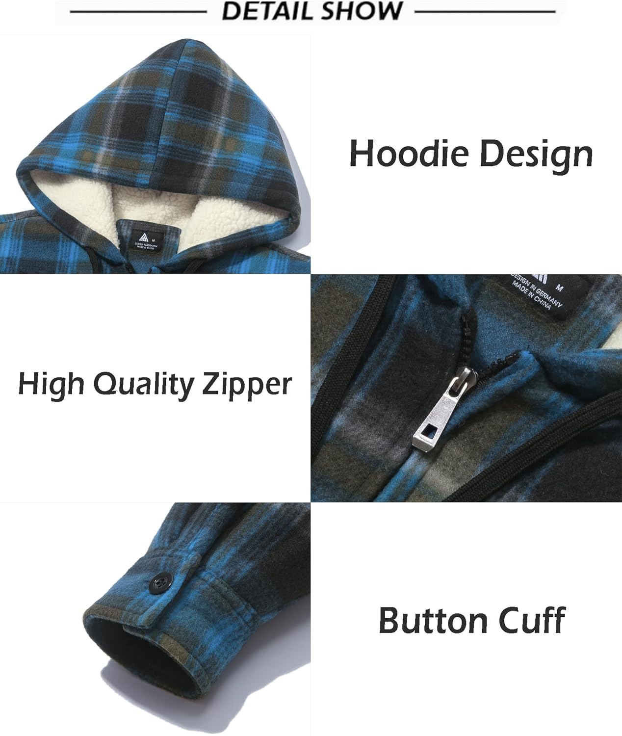 Thumbnail 4 de SCODI flannel jacket 2022 full zip sherpa