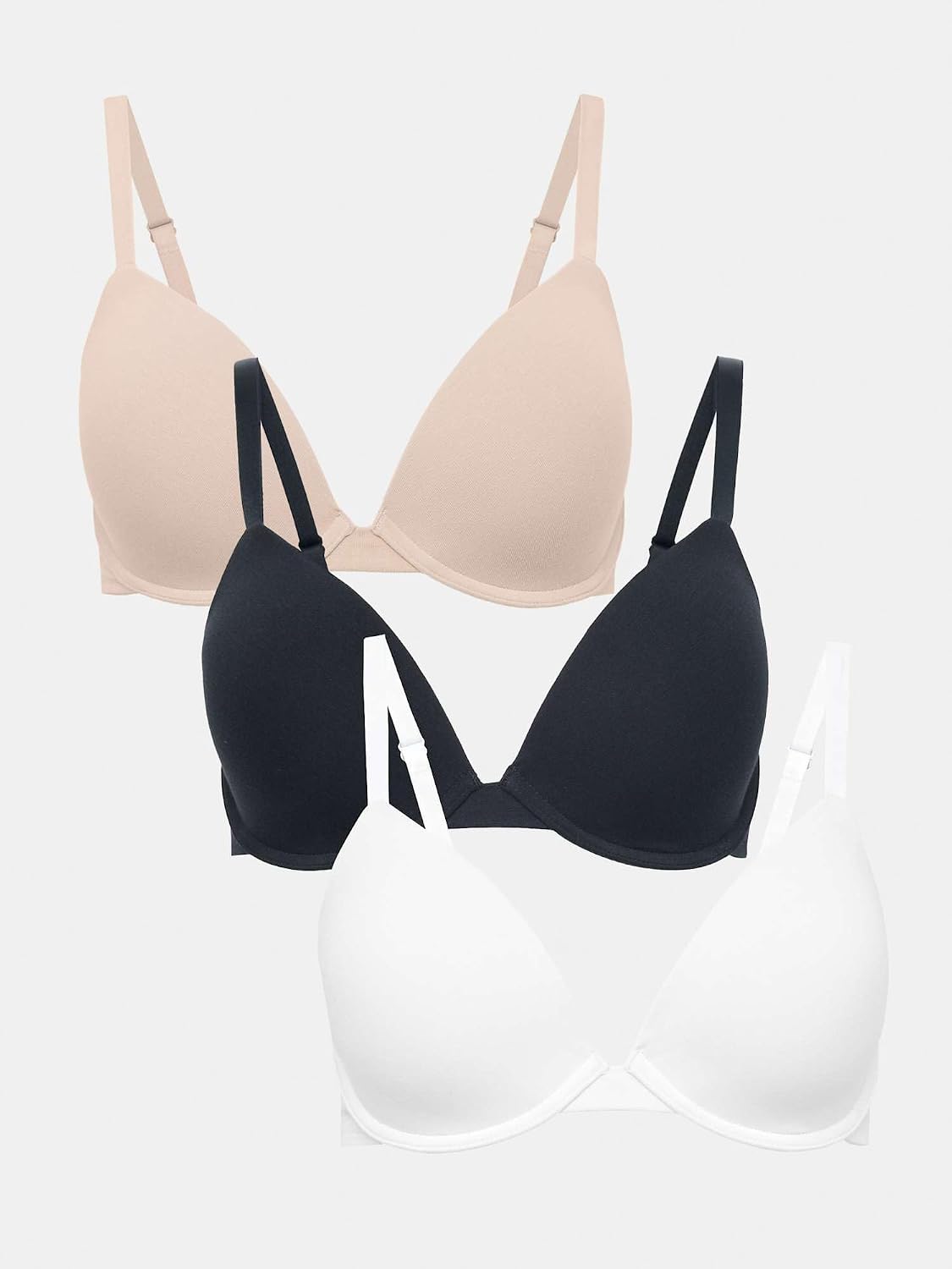 Detalle 2 de Marks & Spencer 3-pack onzichtbare beha met beugel, cup A tot F